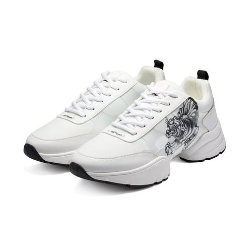 CAGED RUNNER TIGER WHITE-BLACK