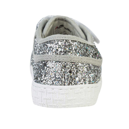 Kawasaki Glitter Kids Shoe W/Elastic K202586 8889 Silver