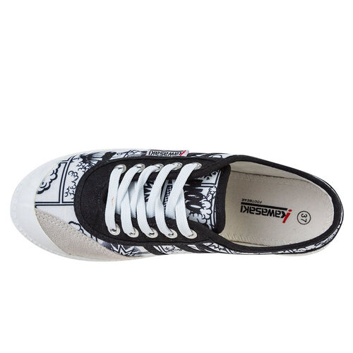 Kawasaki Cartoon Canvas Shoe K202410 1002 White