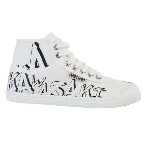 Kawasaki Graffiti Canvas Boot K202415 1002 White