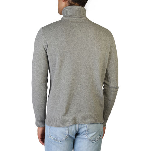 100% Cashmere ROLL NECK T-NECK-M 800 Grey