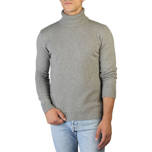 100% Cashmere ROLL NECK T-NECK-M 800 Grey