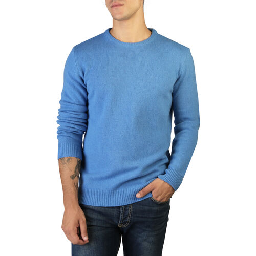 100% Cashmere C-NECK-M 590 Light Blue