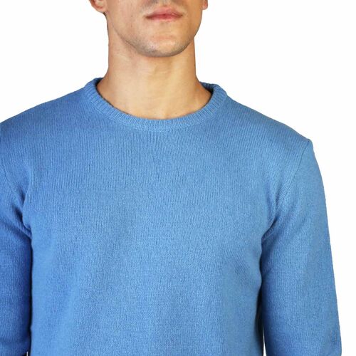 100% Cashmere C-NECK-M 590 Light Blue