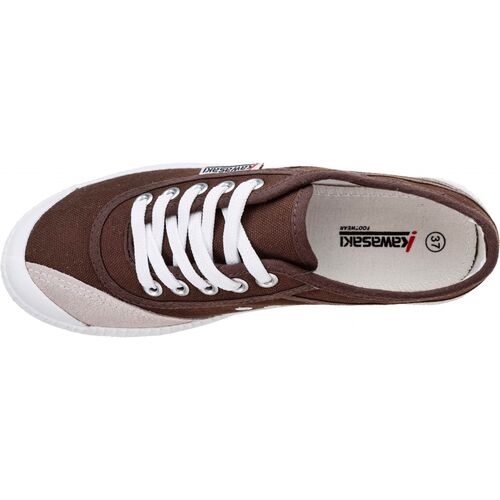 Kawasaki Retro Canvas Shoe K192496-ES 5045 Chocolate Brown