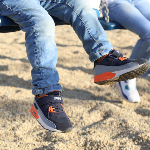 Shone 005-001-V Navy/Orange