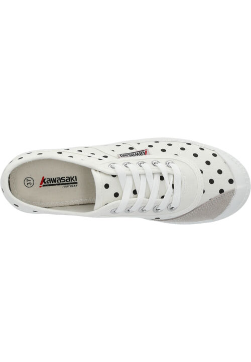 Kawasaki Polka Canvas Shoe K202421-ES 1024 Marshmallow