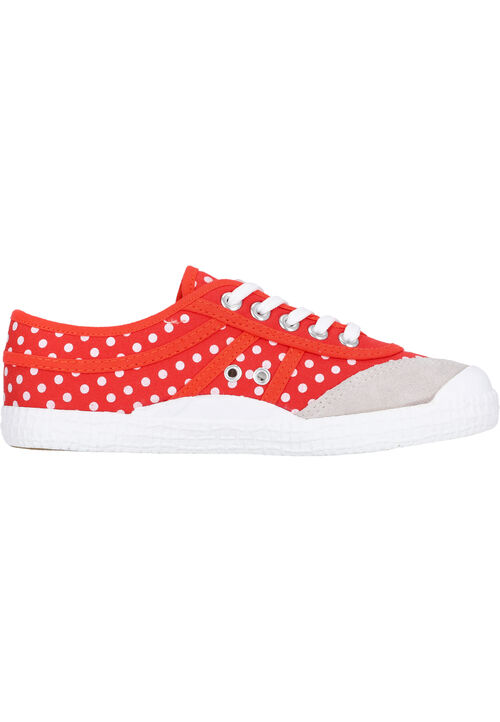 Kawasaki Polka Canvas Shoe K202421-ES 5030 Cherry Tomato