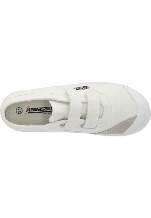 Kawasaki Original Kids Shoe W/velcro K202432-ES 1002S White Solid