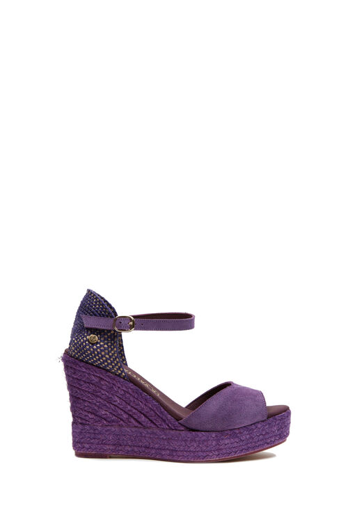 Charlene Peep Toe Morado 38