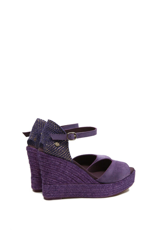 Charlene Peep Toe Morado 38