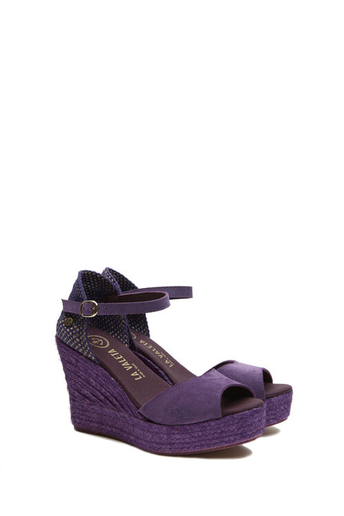 Charlene Peep Toe Morado 38