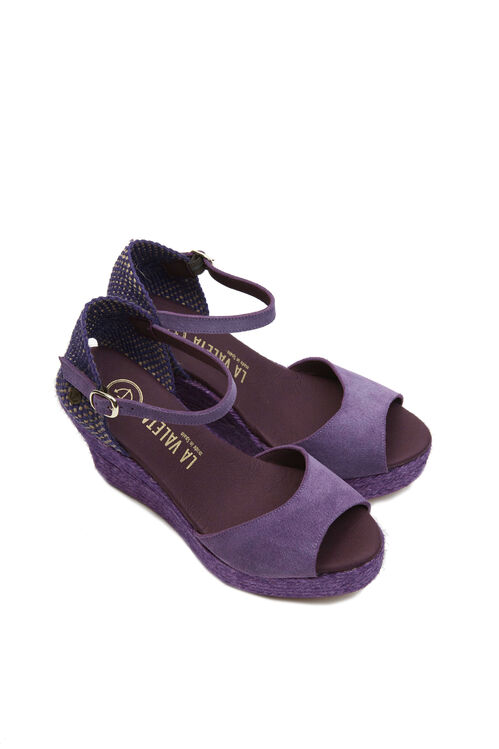 Charlene Peep Toe Morado 38