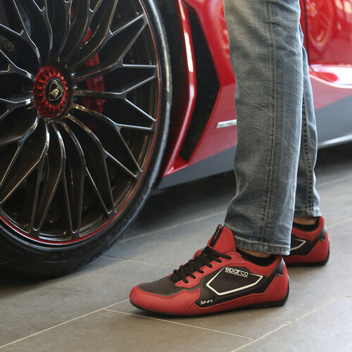 Sparco SP-F7 - Red/Black