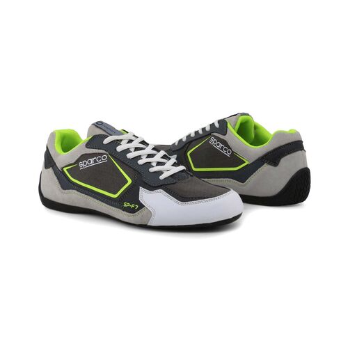 Sparco SP-F7 - Grey/Green Fluor