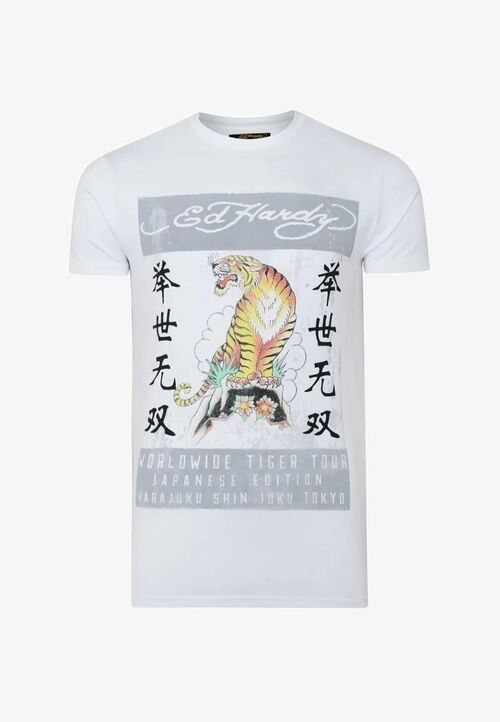 MT-TIGER T-SHIRT Blanco M