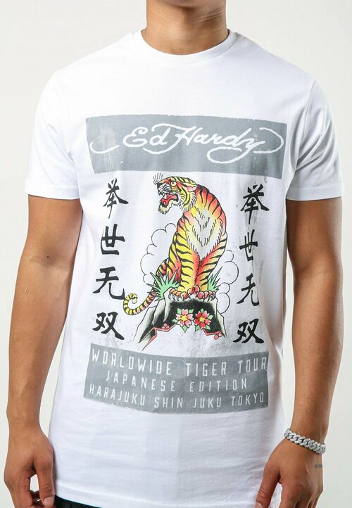 MT-TIGER T-SHIRT Blanco M