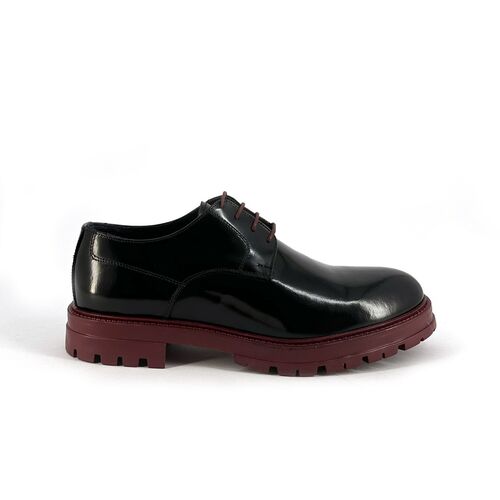 Duca di Morrone Italo - Leather Black/Burgundy