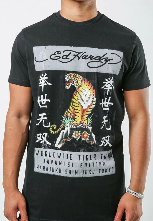 MT-TIGER T-SHIRT Negro M