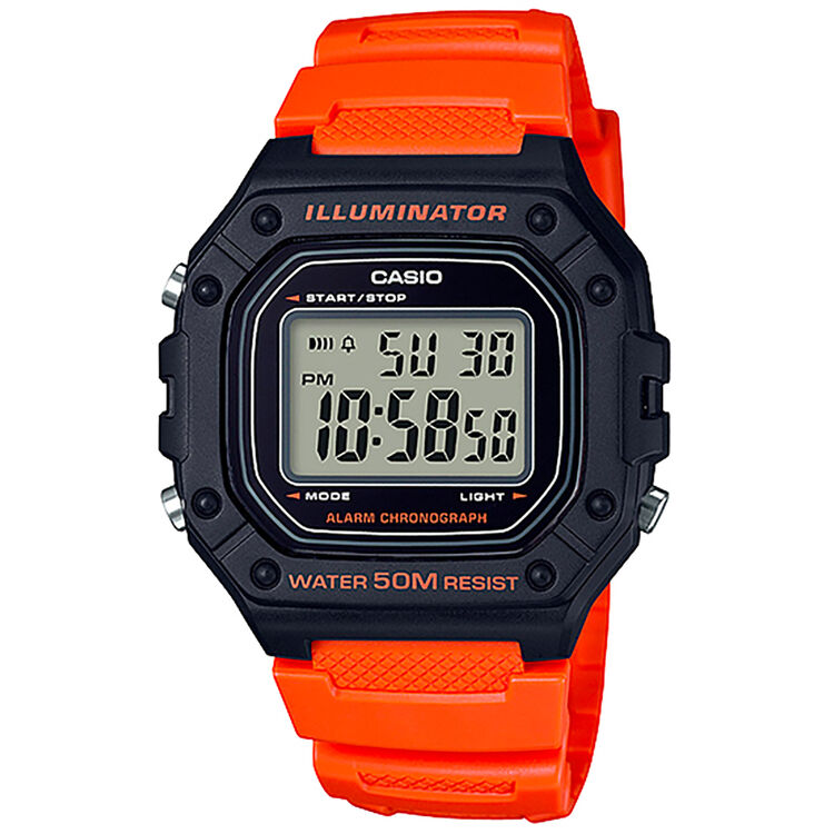 Casio X093 W-218H-4B2 Orange