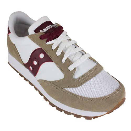 Saucony JAZZ ORIGINAL VINTAGE S70368-117 Tan/White/Wine 44 EU