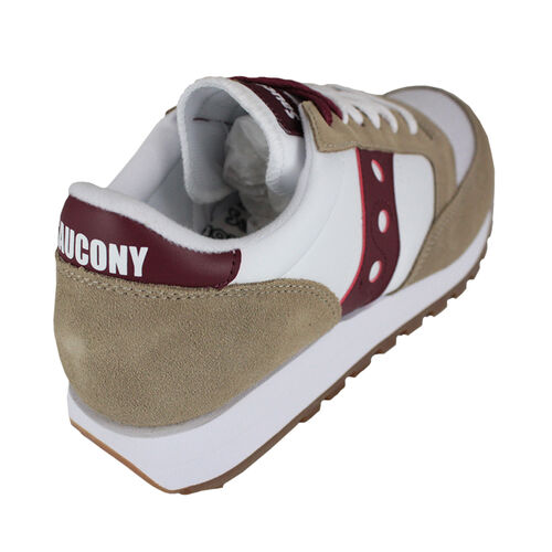 Saucony JAZZ ORIGINAL VINTAGE S70368-117 Tan/White/Wine 44 EU